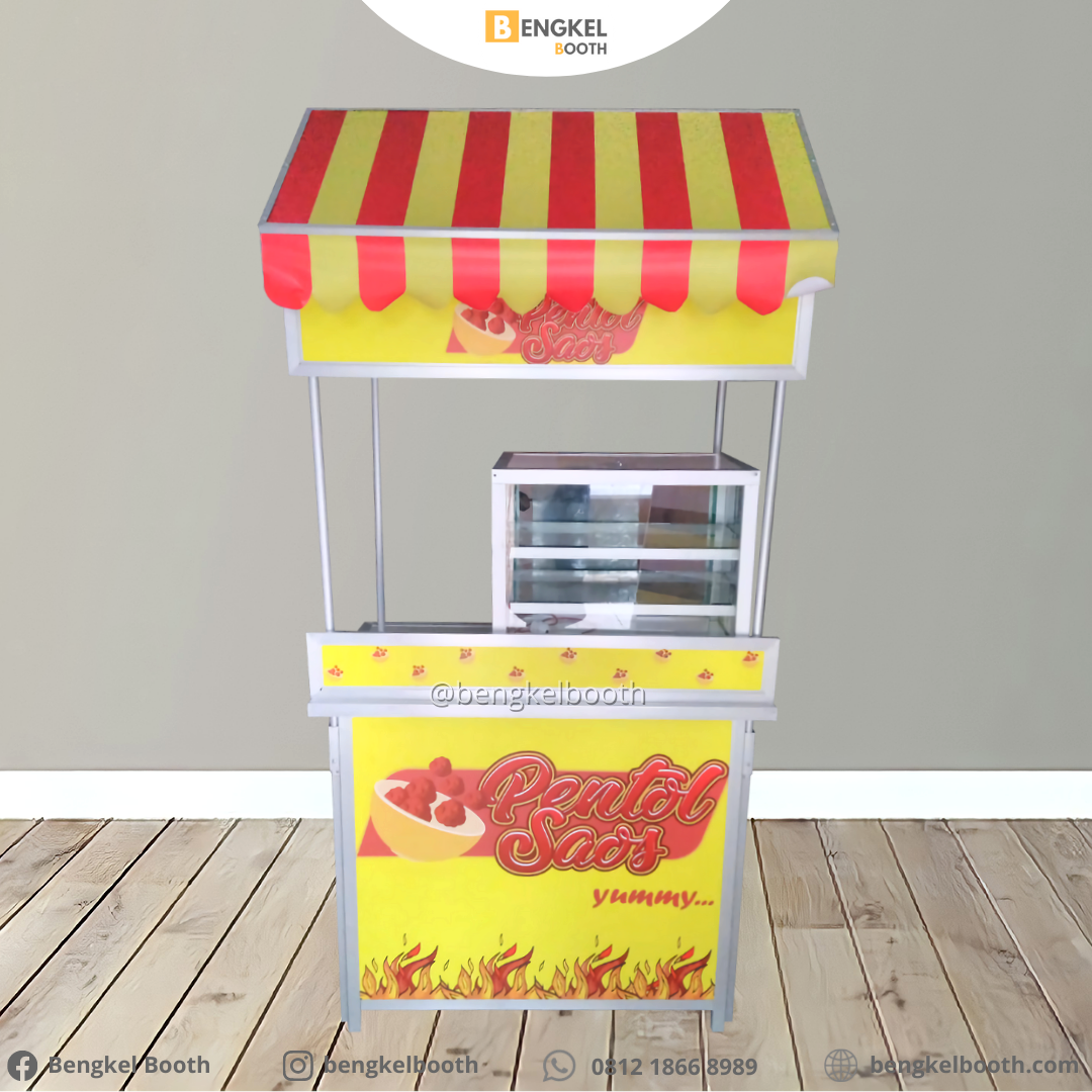 booth portable booth jualan booth lipat